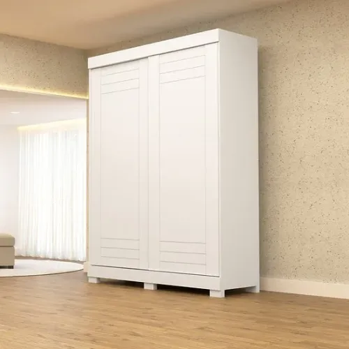 Guarda Roupa 2 Portas Ayla 100% MDF - Entrega/Montagem Grátis Fortaleza