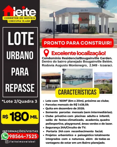 Lote urbano para repasse