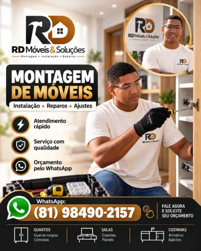 Montagem de Móveis Profissional - Rápido, Seguro e com Garantia