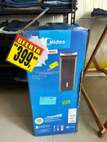 Climatizador de Ar Frio, 60W, 4,5L, Midea Preto 110V, AKAP1