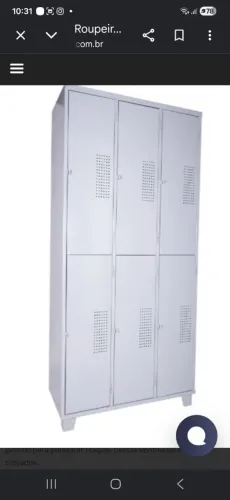 Armário 6 portas roupeiro novo Limeira