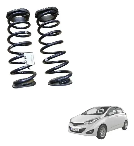 Mola Traseira Hyundai Hb20 2013 2014 2015 2016 Par