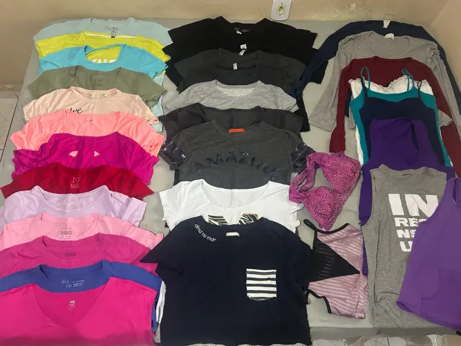 Vendo lote de camisas de academia TAM.P/M