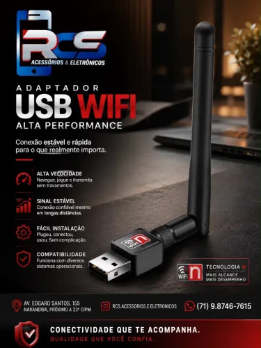 Adaptador Wifi Usb PC/Notebook