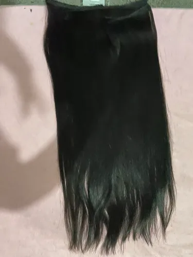Cabelo brasileiro 100% liso -150 grama- 65 a 70 cm ,já no método ponto americana 