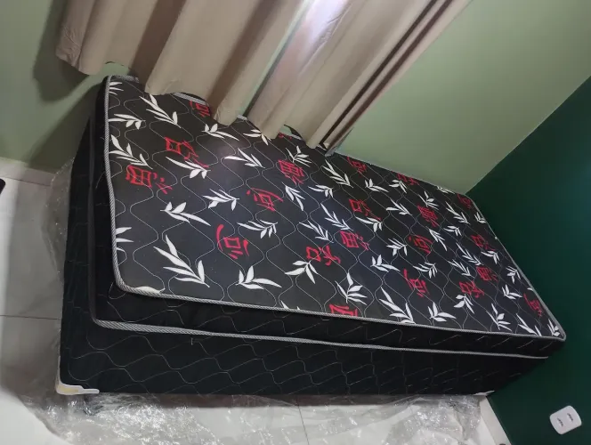 Cama box solteiro NOVA espuma entrego