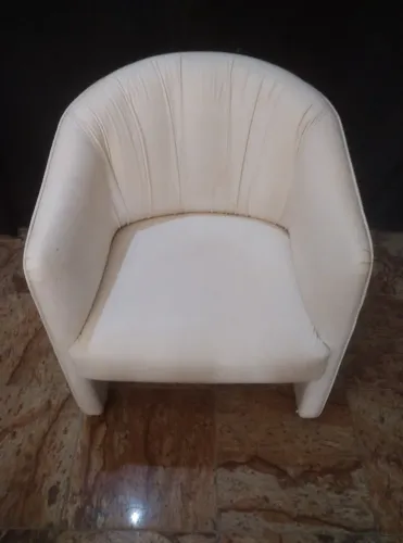 Poltrona couro branco barato 