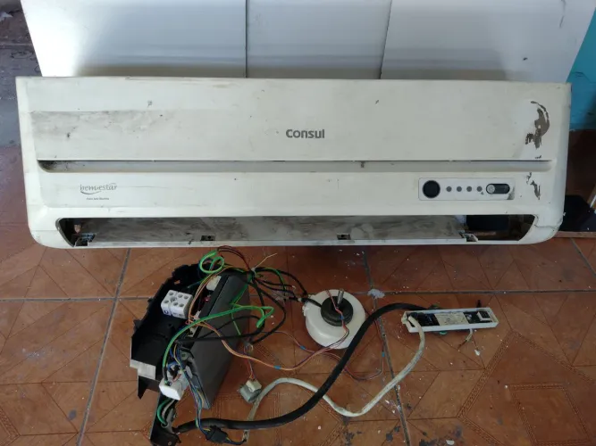 Turbina ou conjunto placa e motor ventilador Consul bem estar