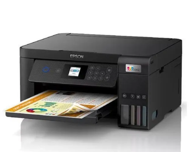 Impressora Multifuncional Epson Ecotank Jato de Tinta com USB e Wi-Fi - L4260