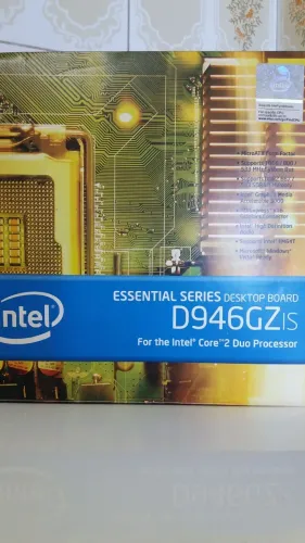 Placa mãe LGA775 Processador Core 2 Duo Memória 2X1G Kingston Gabinete atx