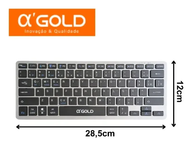 Teclado Bluetooth 4.0 e 5.0 para Pc, tablet e celular  