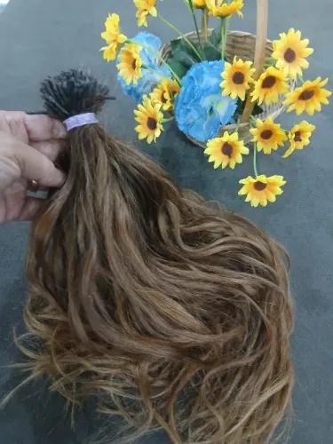 Cabelo loiro mel 55cm