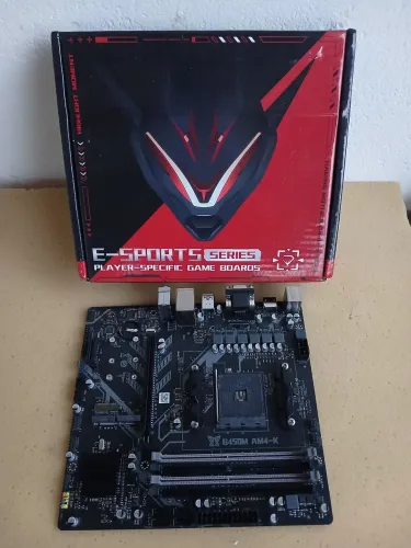 Placa mãe B450 4 slot memória RAM machinist