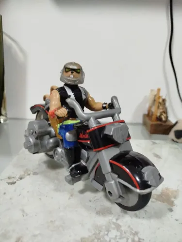 Boneco Esquadrão Marte Ratos Motoqueiros Throtlr Galoob 1993
