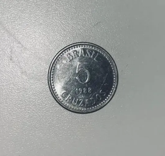 Moeda Rara de 5 cruzados para colecionador