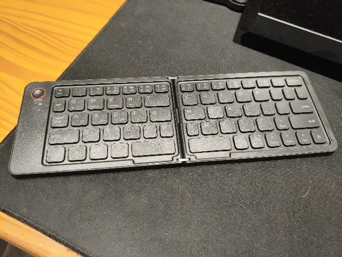 Teclado dobrável sem fio bluetooth com teclado numérico para windows android ios telefone