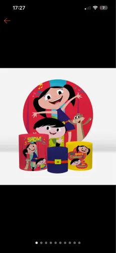 Capas para cilindro e painel show da Luna