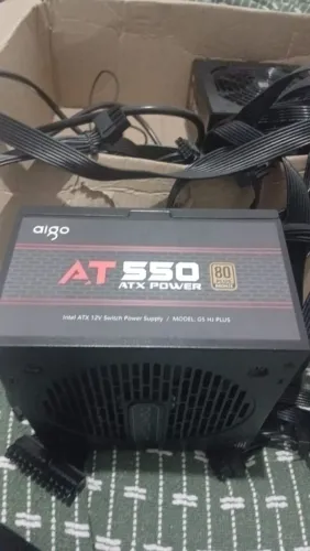 Fonte Aigo 550w At 80 atx power Plus Bronze