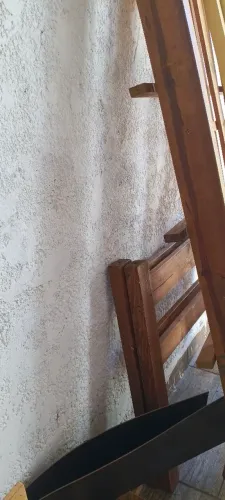 Cama madeira solteiro entrego 
