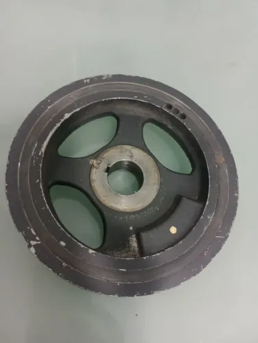 Polia do motor Logan Sandero 1.0 3 cilindros original com detalhes