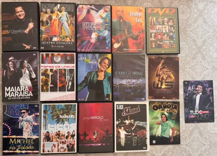 Coleção de DVDs - artistas diversos
