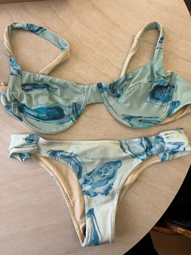 Biquíni azul verão 