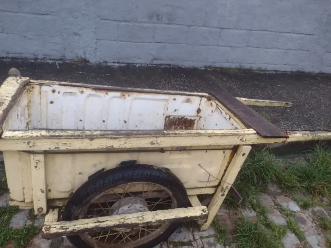 Carrinho de mão para carrego de feira e etc.