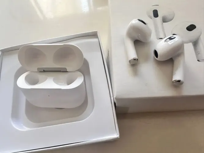AirPods 3 NOVO lançamento Fone sem Fio Wireless Bluetooth Áudio de qualidade magsafe case