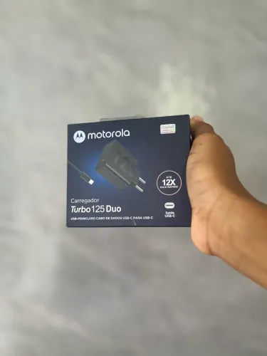 Carregador Motorola tipo C 125W duo - ENTREGA A DOMICÍLIO