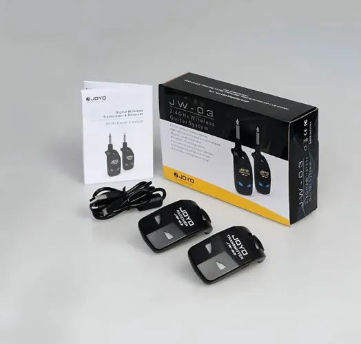 ? Sistema Sem Fio para Guitarra JOYO JW-03 (NOVO)