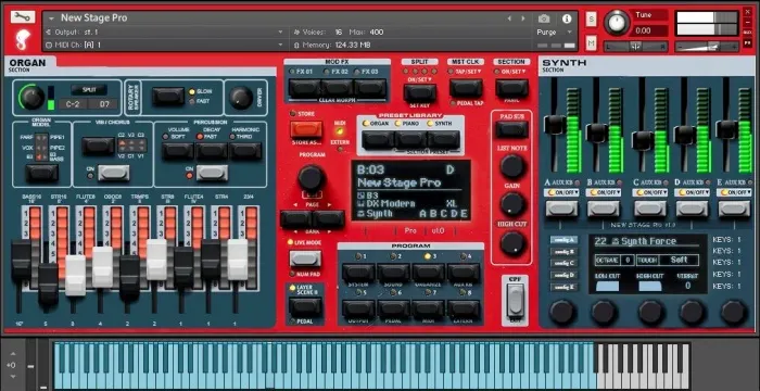 Biblioteca para Kontakt New Stage Pro