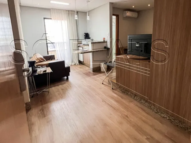 Sun Square Suites Hotel, apartamento em Goiânia com 27m², 1 dormitório e 1 vaga de garagem