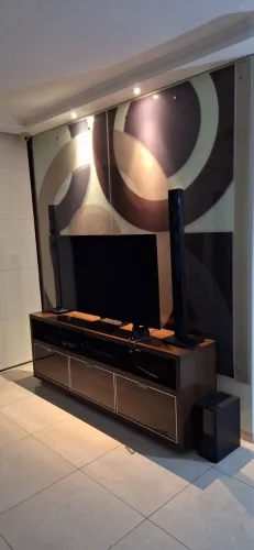 Painel de vidro decorativo 