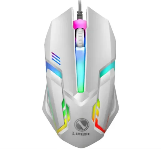 Mouse Gamer S1 RGB LED USB com Fio para PC e Notebook