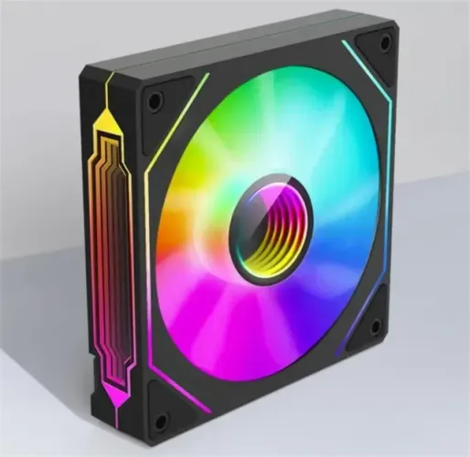 Cooler Gabinete Prism 4 Rs 120mm Argb Preto Reverso Espelho