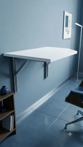 Mesa branca retrátil (ÚLTIMA)