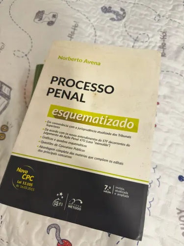 Livro Processo Penal Esquematizado- Noberto Avena