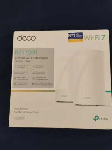  TP-Link Deco Be65 Sistema Wi-Fi 7  pacote com 2 Be11000