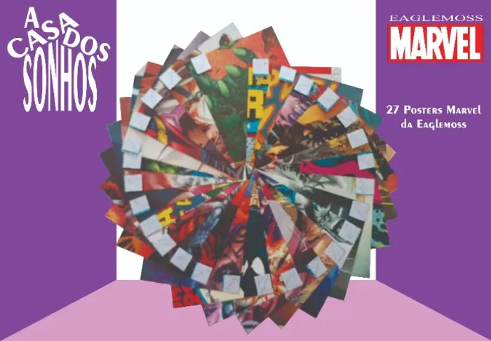 Posters das Revistas Eaglemoss Marvel Especiais - Completo
