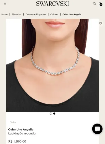 Colar Swarovski 