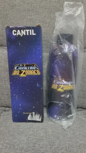 Cantil Térmico cavaleiros do zodíaco zona criativa 550 ml