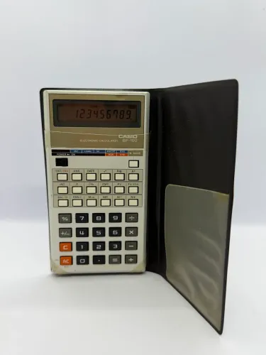 Calculadora Financeira Antiga Casio BF-100 - Funcionando