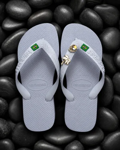 Havaianas modelo Brasil Branco Gelo