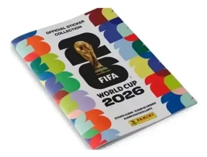 ÁLBUM COPA DO MUNDO 2026 COMPLETO FIGURINHAS A COLAR