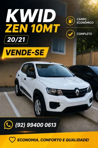 Renault Kwid Zen 1.0 Flex 12V 5P Mec. 2021
