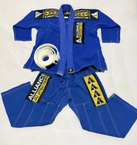 Kimono Jiu-jitsu Alliance M3 Azul Original + Faixa