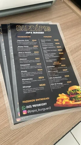 Cardápio personalizado profissional