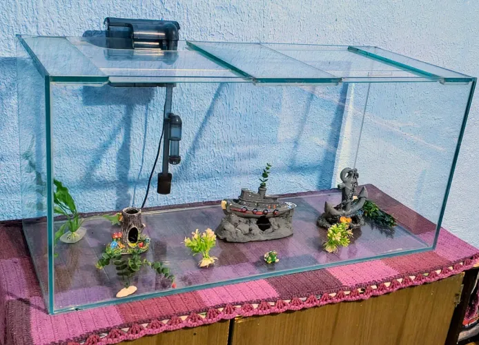 Aquário 200Litros com acessorios