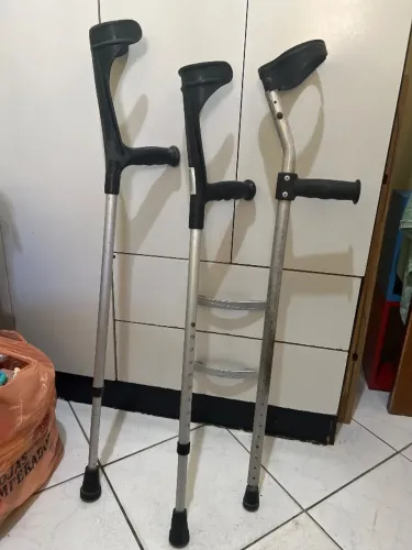 Muletas de alumínio