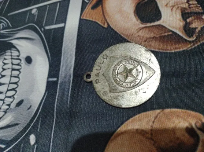 Medalha antiga do liceu coração de Jesus